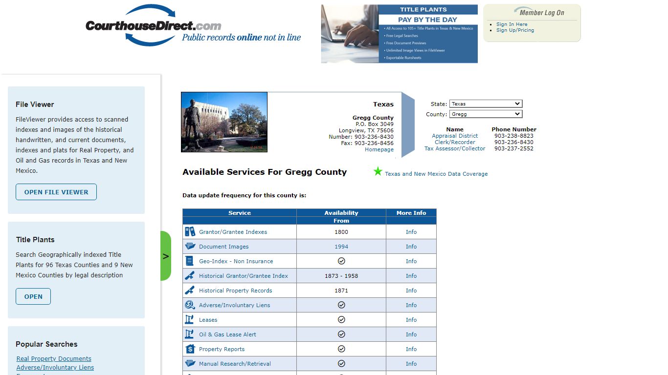 Search Gregg County Public Property Records Online ...